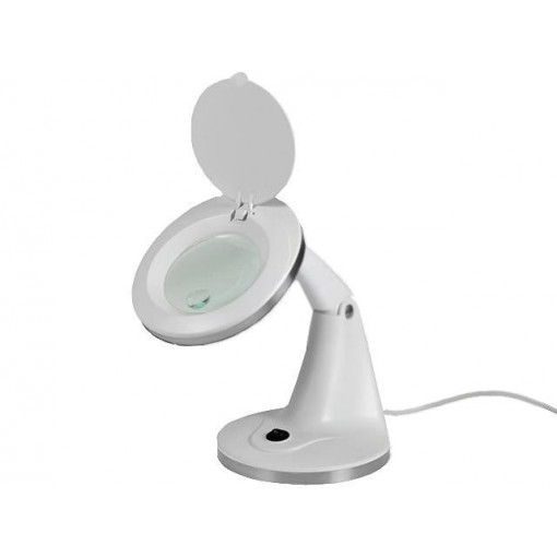 LUP-19-LED-N; Desktop magnifier with backlight; Mag: 12dpt,3dpt; 5W; Plug: EU; NEWBRAND