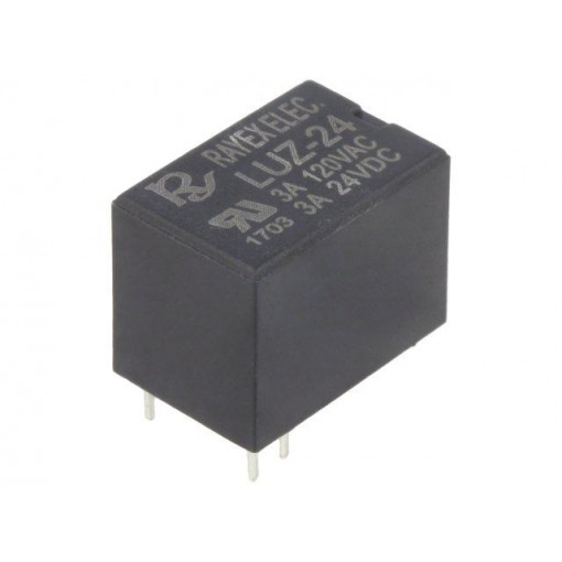 LUZ-24; Relay: electromagnetic; SPDT; Ucoil: 24VDC; 1A/120VAC; 2A/24VDC; Recoy/RAYEX ELECTRONICS