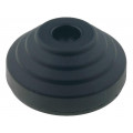 LV.A-60-14-AS; Foot; with no-slip disk; Base dia: 60mm; polyamide; H: 24mm; ELESA+GANTER