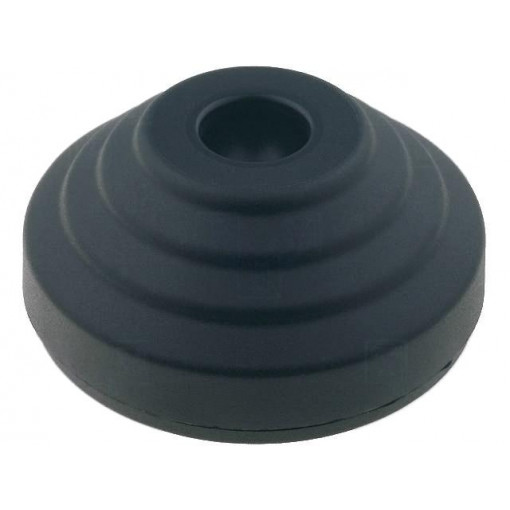 LV.A-60-14-AS; Foot; with no-slip disk; Base dia: 60mm; polyamide; H: 24mm; ELESA+GANTER