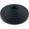 LV.A-80-14; Foot; Base dia: 80mm; polyamide; H: 24mm; Mount.hole diam: 14mm; ELESA+GANTER