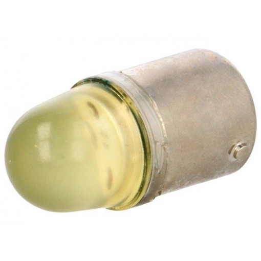 LY-BA15S-230AC; LED lamp; yellow; BA15S; 230VAC; POLAM-ELTA