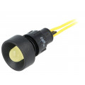 LY-D10-230AC; Indicator: LED; recessed; 230VAC; Cutout: Ø13mm; IP40; 300mm leads; POLAM-ELTA LY-D10-230AC; Indicator: LED; recessed; 230VAC; Cutout: Ø13mm; IP40; 300mm leads; POLAM-ELTA