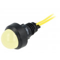 LY-D20-230AC; Indicator: LED; prominent; 230VAC; Cutout: Ø13mm; IP40; 300mm leads; POLAM-ELTA LY-D20-230AC; Indicator: LED; prominent; 230VAC; Cutout: Ø13mm; IP40; 300mm leads; POLAM-ELTA