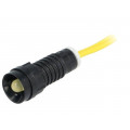 LY-D5-230AC; Indicator: LED; recessed; 230VAC; Cutout: Ø11mm; IP40; 300mm leads; POLAM-ELTA LY-D5-230AC; Indicator: LED; recessed; 230VAC; Cutout: Ø11mm; IP40; 300mm leads; POLAM-ELTA