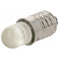 LY-E10-230AC; LED lamp; yellow; E10; 230VAC; 250÷300mcd; POLAM-ELTA