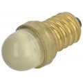 LY-E14-230AC; LED lamp; yellow; E14; 230VAC; POLAM-ELTA