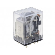 LY2-0 24VDC; Relay: electromagnetic; DPDT; Ucoil: 24VDC; 10A/110VAC; 10A/24VDC; OMRON