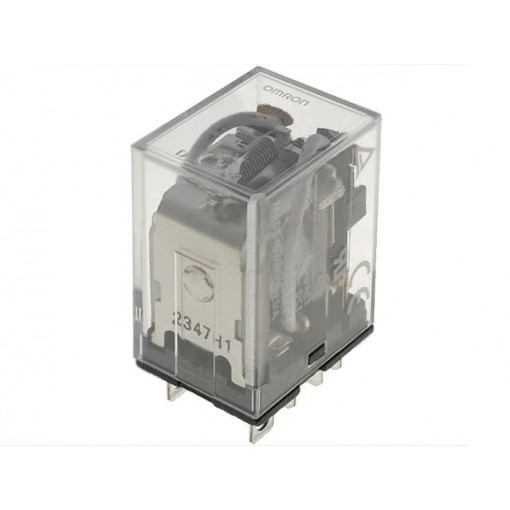 LY2 24VAC; Relay: electromagnetic; DPDT; Ucoil: 24VAC; 10A/110VAC; 10A/24VDC; OMRON