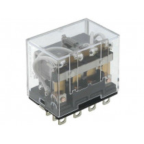 LY4N-D2 24VDC; Relay: electromagnetic; 4PDT; Ucoil: 24VDC; 10A/110VAC; 10A/24VDC; OMRON