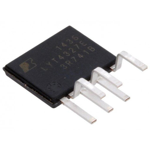 LYT4327E3; PMIC; AC/DC switcher,LED driver; 160÷308V; Ubr: 725V; eSIP-7C; POWER INTEGRATIONS