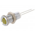 M.5030Y; Indicator: LED; prominent; Cutout: Ø8mm; for PCB; brass; ØLED: 5mm; MENTOR M.5030Y; Indicator: LED; prominent; Cutout: Ø8mm; for PCB; brass; ØLED: 5mm; MENTOR