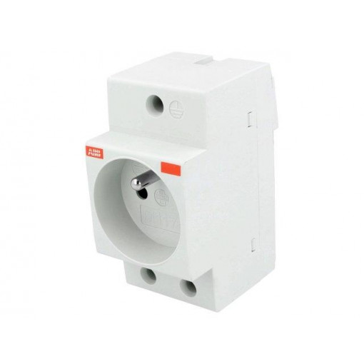 2CSM110000R0711; E-type socket; 250VAC; 16A; DIN; ABB