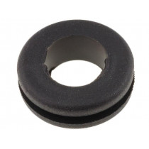 ; Grommet; Ømount.hole: 11mm; Øhole: 8mm; rubber; black; -40÷135°C; ESSENTRA ; Grommet; Ømount.hole: 11mm; Øhole: 8mm; rubber; black; -40÷135°C; ESSENTRA