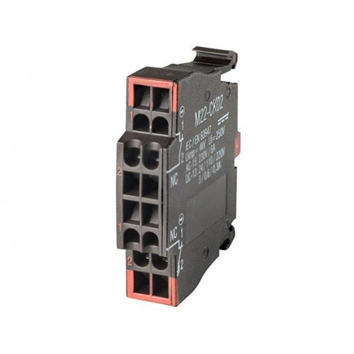 M22-CK02; Contact block; 22mm; RMQ-Titan; -25÷70°C; front fixing; EATON ELECTRIC