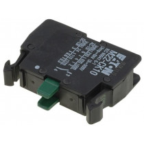 M22-CK10; Contact block; 22mm; RMQ-Titan; -25÷70°C; front fixing; EATON ELECTRIC