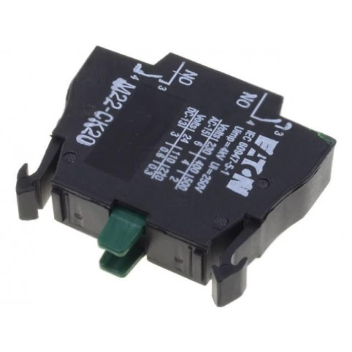 M22-CK20; Contact block; 22mm; RMQ-Titan; -25÷70°C; front fixing; EATON ELECTRIC