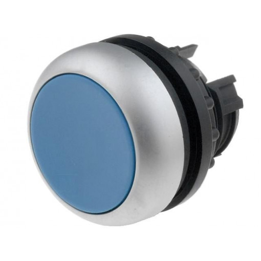 M22-D-B; Switch: push-button; Stabl.pos: 1; 22mm; blue; Illumin: none; IP67; EATON ELECTRIC