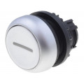 M22-D-W-X1; Switch: push-button; Stabl.pos: 1; 22mm; white; Illumin: none; IP67; EATON ELECTRIC