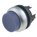 M22-DH-B; Switch: push-button; Stabl.pos: 1; 22mm; blue; Illumin: none; IP67; EATON ELECTRIC