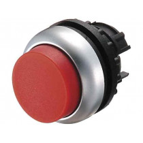 M22-DH-R; Switch: push-button; Stabl.pos: 1; 22mm; red; Illumin: none; IP67; EATON ELECTRIC