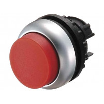 M22-DH-R-X0; Switch: push-button; Stabl.pos: 1; 22mm; red; Illumin: none; IP67; EATON ELECTRIC