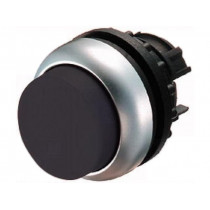 M22-DH-S; Switch: push-button; Stabl.pos: 1; 22mm; black; Illumin: none; IP67; EATON ELECTRIC