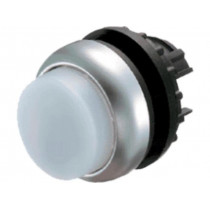 M22-DH-W; Switch: push-button; Stabl.pos: 1; 22mm; white; Illumin: none; IP67; EATON ELECTRIC