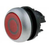 M22-DL-R-X0; Switch: push-button; Stabl.pos: 1; 22mm; red; IP67; Pushbutton: flat; EATON ELECTRIC