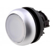 M22-DL-W; Switch: push-button; Stabl.pos: 1; 22mm; white; IP67; Pos: 2; Ø22.5mm; EATON ELECTRIC