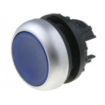 M22-DRL-B; Switch: push-button; Stabl.pos: 2; 22mm; blue; IP67; Pos: 2; Ø22.5mm; EATON ELECTRIC