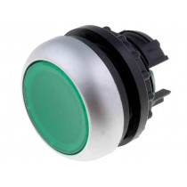 M22-DRL-G; Switch: push-button; Stabl.pos: 2; 22mm; green; IP67; Pos: 2; Ø22.5mm; EATON ELECTRIC
