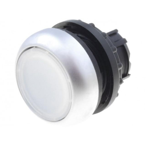 M22-DRL-W; Switch: push-button; Stabl.pos: 2; 22mm; white; IP67; Pos: 2; Ø22.5mm; EATON ELECTRIC