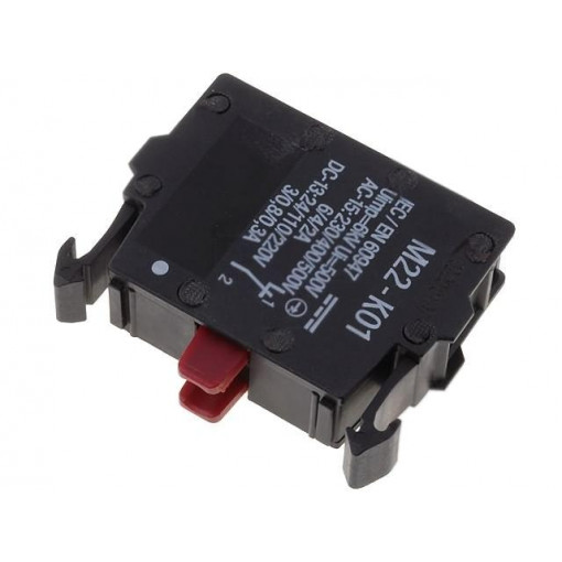 M22-K01; Contact block; 22mm; RMQ-Titan; -25÷70°C; front fixing; EATON ELECTRIC