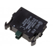 M22-K10P; Contact block; 22mm; RMQ-Titan; -25÷70°C; front fixing; EATON ELECTRIC