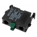 M22-KC10; Contact block; 22mm; RMQ-Titan; -25÷70°C; for back plate; EATON ELECTRIC