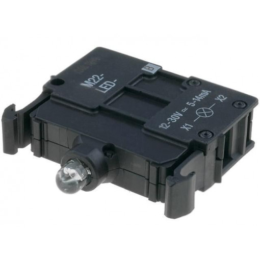M22-LED-B; Illuminating unit; 22mm; RMQ-Titan; -25÷70°C; Illumin: LED; front; EATON ELECTRIC