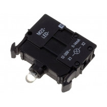M22-LED-W; Illuminating unit; 22mm; RMQ-Titan; -25÷70°C; Illumin: LED; front; EATON ELECTRIC