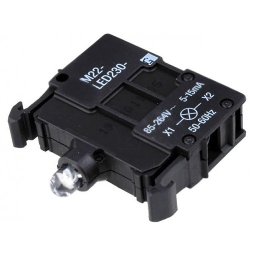 M22-LED230-G; Illuminating unit; 22mm; RMQ-Titan; -25÷70°C; Illumin: LED; front; EATON ELECTRIC