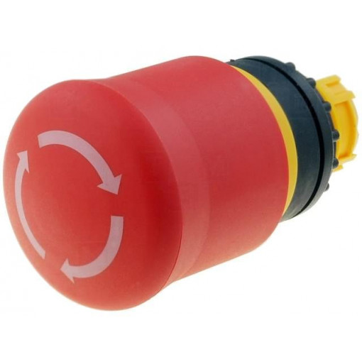 M22-PVT; Switch: emergency stop; Stabl.pos: 2; 22mm; red; Illumin: none; IP66; EATON ELECTRIC M22-PVT; Switch: emergency stop; Stabl.pos: 2; 22mm; red; Illumin: none; IP66; EATON ELECTRIC