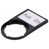 M22S-ST-D10; Bezel with description label; RMQ-Titan; 30x50mm; EATON ELECTRIC