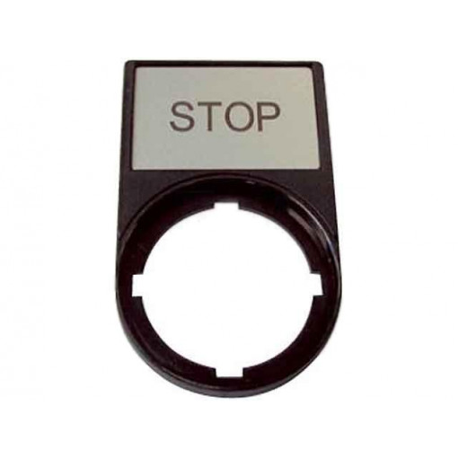 M22S-ST-GB0; Bezel with description label; RMQ-Titan; 30x50mm; EATON ELECTRIC