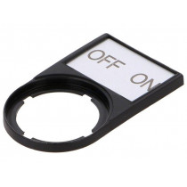 M22S-ST-GB10; Bezel with description label; RMQ-Titan; 30x50mm; EATON ELECTRIC