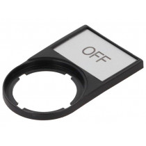 M22S-ST-GB5; Bezel with description label; RMQ-Titan; 30x50mm; EATON ELECTRIC