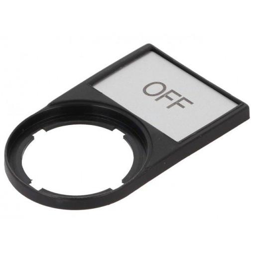 M22S-ST-GB5; Bezel with description label; RMQ-Titan; 30x50mm; EATON ELECTRIC