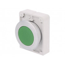 M30C-FD-G; Switch: push-button; Stabl.pos: 1; 30mm; green; none; IP67; Pos: 2; EATON ELECTRIC M30C-FD-G; Switch: push-button; Stabl.pos: 1; 30mm; green; none; IP67; Pos: 2; EATON ELECTRIC