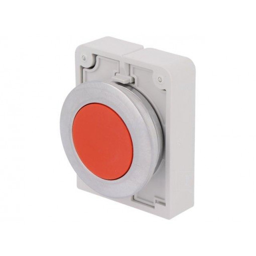 M30C-FD-R; Switch: push-button; Stabl.pos: 1; 30mm; red; none; IP67; Pos: 2; EATON ELECTRIC