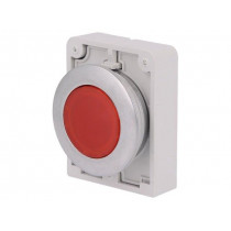 M30C-FDL-R; Switch: push-button; Stabl.pos: 1; 30mm; red; M22-FLED,M22-LED; EATON ELECTRIC