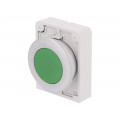 M30C-FDR-G; Switch: push-button; Stabl.pos: 2; 30mm; green; none; IP67; Pos: 2; EATON ELECTRIC M30C-FDR-G; Switch: push-button; Stabl.pos: 2; 30mm; green; none; IP67; Pos: 2; EATON ELECTRIC