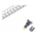 M8S-04PMMT-EE8001; Connector: M8; male; PIN: 4; vertical; on PCBs; socket; 3A; IP65,IP68; AMPHENOL